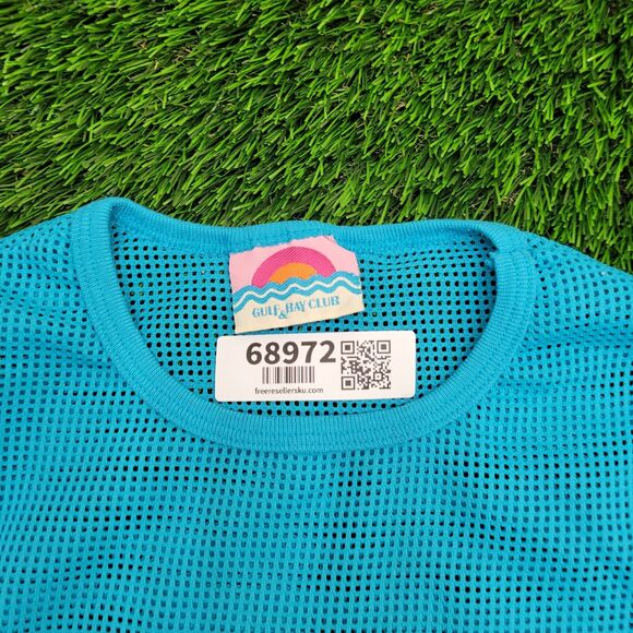 Vintage 80s Mesh Tank-Top Womens Small 17x25 USA - Picture 3 of 9